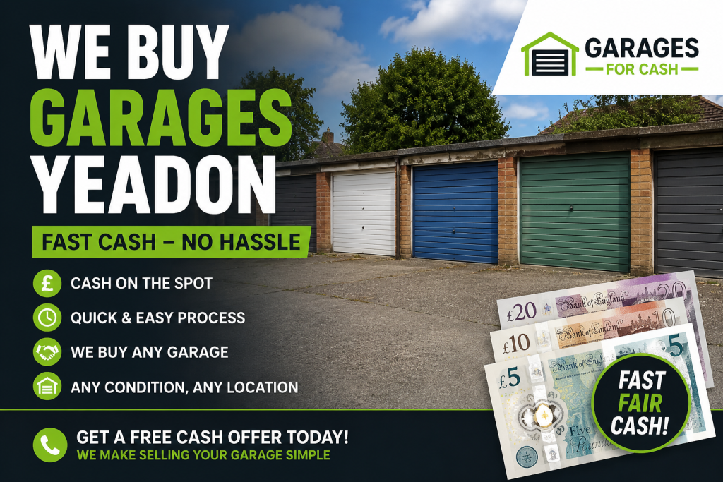 We Buy Garages Yeadon fast for cash garage doors row promotional image